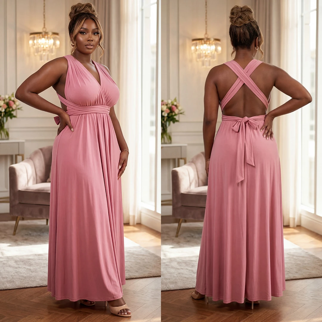 Kaylee Multiway dress ( Dusty Pink )