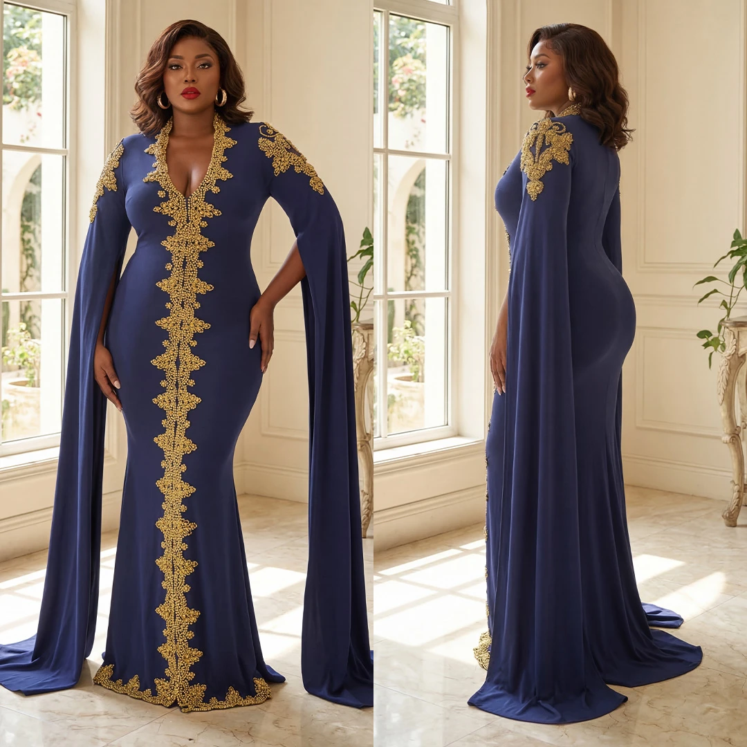 Lazetta Royal Dress (Navy)