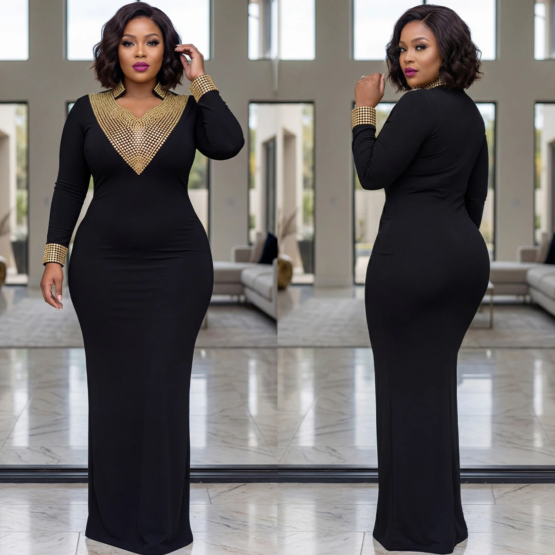 Queen edith Dress ( black colour )