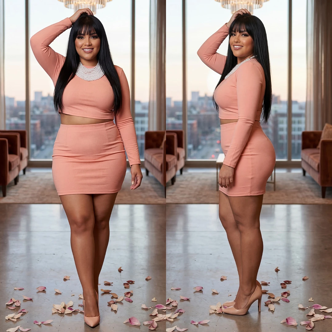 Kim Kardashian inspired ( 2 pcs set )