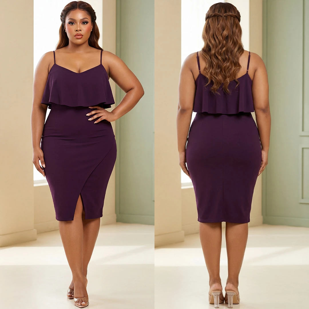 Sexy Sienna Tunic ( Royal Dark Purple )