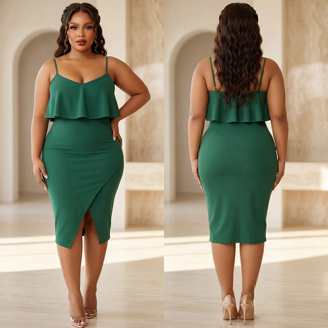 Sexy Sienna Tunic ( Emerald Green )