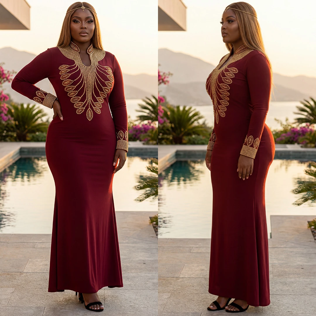 Majesty Cape Jumpsuit (Navy Blue - Limited)